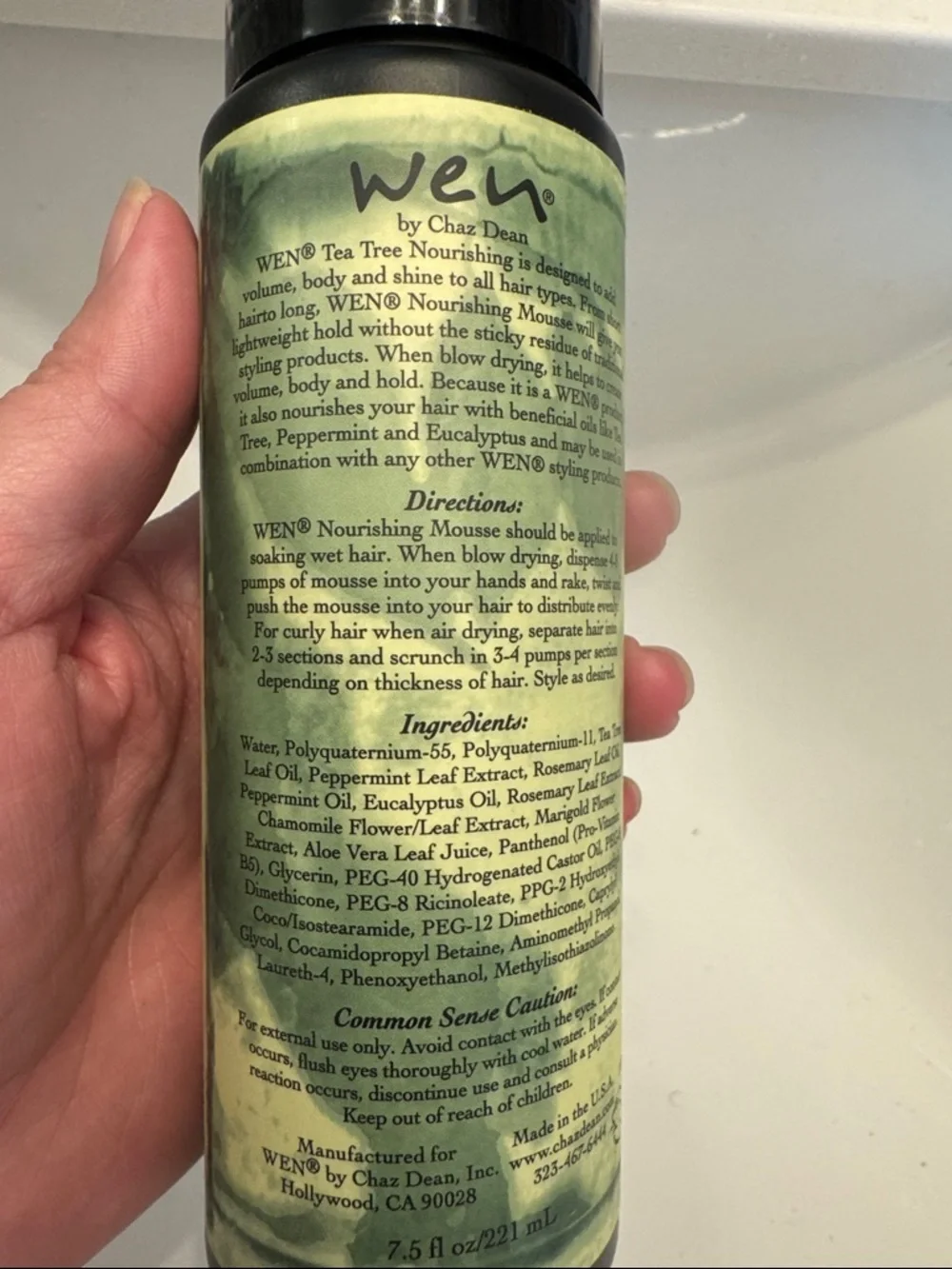 WEN Tea Tree Nourishing Mousse